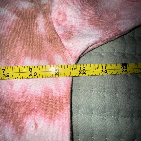 Pink Tie-Dye Mickey Mouse Never Stop Trying Sweatshirt. Sz. LG VGUC - Picture 4 of 8